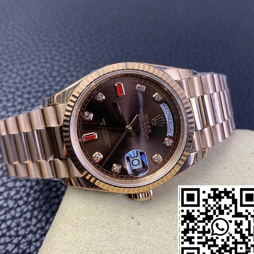 Day Rolex Factory Gold Rose Date EW 118235 0927